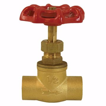 Picture of 1/2" SWT Brass Stop Valve