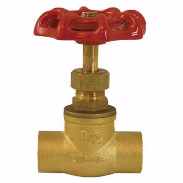 Picture of 3/4" SWT Brass Stop Valve