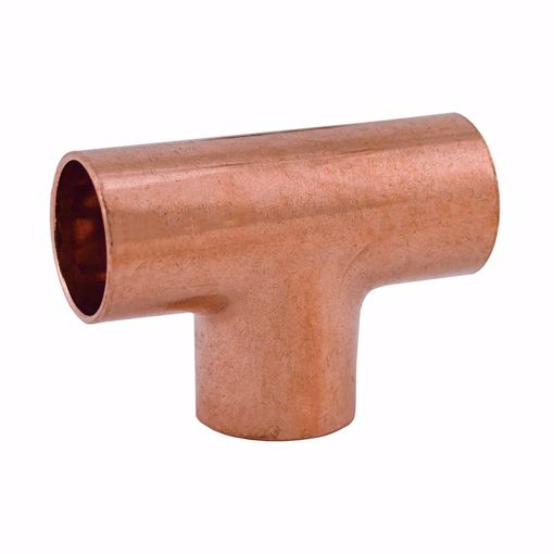 Picture of 2-1/2" C x 2" C x 3/4" C Wrot Copper Tee