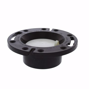 Picture of 3 X 4 ABS CLOSET FLANGE W/KNOCKOUT