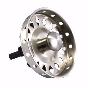 Picture of BRUSHED STAINLESS REPLACEMENT BASKET STRAINER FOR B02-401