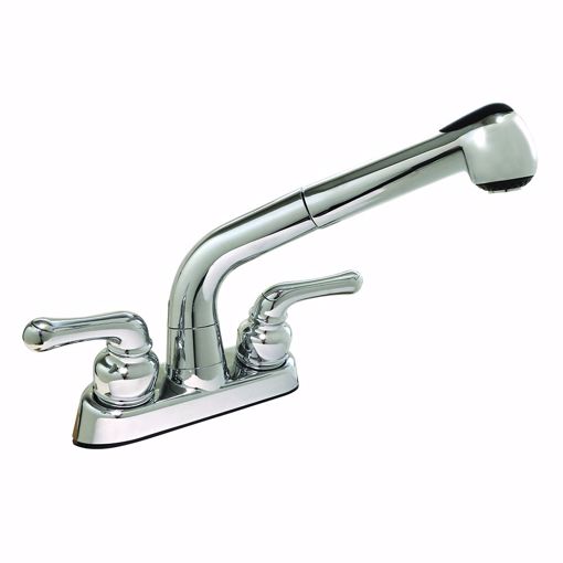 Picture of Chrome Plated Pull-Out Laundry Tray Faucet