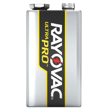 Picture of Rayovac Heavy Duty Alkaline Industrial Batteries, 9 Volt Size, Pack of 6