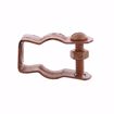 Picture of 3-1/2" (#8) Copper Plated Steel Conduit Hanger, Carton of 25
