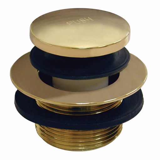 Polished Brass Toe Touch Tub Drain