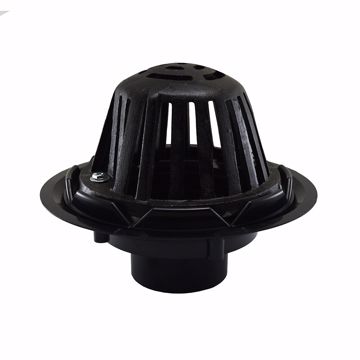 Picture of 3 ABS ROOF DRAIN W CAST IRON DOME
