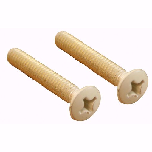 Picture of Almond Overflow Plate Screws