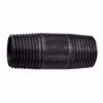 Picture of 1/8" x 8" Black Iron Pipe Nipple