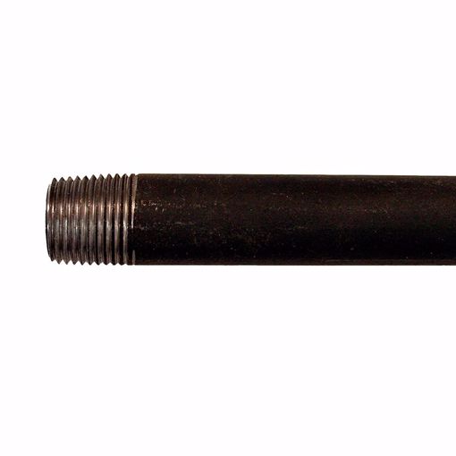 Picture of 1-1/2" x 18" Readycut Black Pipe