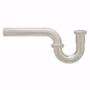 Picture of Brushed Nickel 1-1/4" Brass Tubular P-Trap