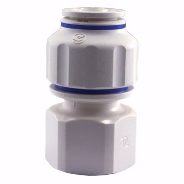 Picture of 1/2" CTS x 1/2" FIP Plastic Twist-to-Lock Push On Adapter