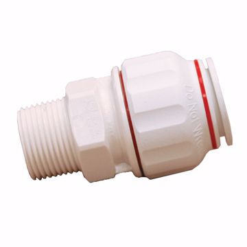 Picture of 3/4" CTS x 3/4" MIP Plastic Twist-to-Lock Push On Adapter