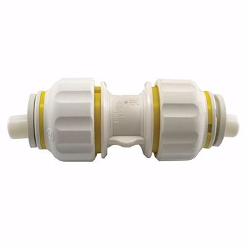 Picture of 3/8" CTS Plastic Twist-to-Lock Push On Union Connector
