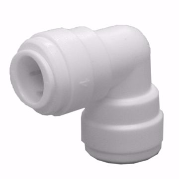 Picture of 1/4" Tube OD Plastic Push On 90° Elbow