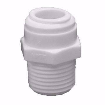 Picture of 1/4" Tube OD x 3/8" MIP Plastic Push On Adapter