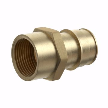 Picture of 1/2" F1960 x FIP Brass PEX Adapter, Bag of 25