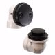 Picture of Black Two-Hole Toe Touch Bath Waste Kit, Standard Half Kit, PVC