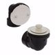 Picture of Biscuit Two-Hole Friction Lift Bath Waste Kit, Standard Half Kit, ABS