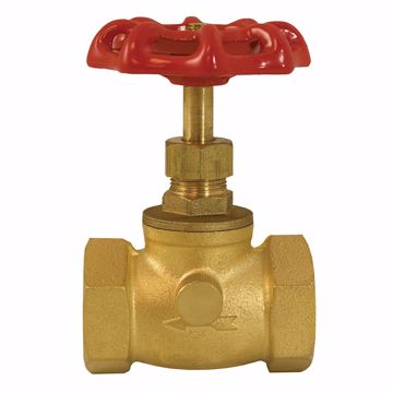 Picture of 3/4" Threaded Brass Stop and Waste Valve