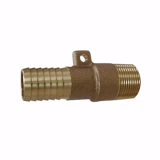 Picture of 1" MPT Brass Insert Rope Adapter