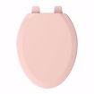 Picture of Venetian Pink Deluxe Molded Wood Toilet Seat, Closed Front with Cover, Elongated