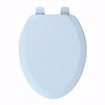 Picture of Dresden Blue Deluxe Molded Wood Toilet Seat, Closed Front with Cover, Elongated