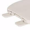 Picture of Bone Standard Plastic Toilet Seat, Closed Front with Cover, Elongated