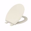 Picture of Bone Premium Plastic Toilet Seat, Closed Front with Cover, Slow-Close and QuicKlean® Hinges, Round
