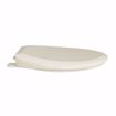 Picture of Bone Premium Plastic Toilet Seat, Closed Front with Cover, Slow-Close and QuicKlean® Hinges, Elongated