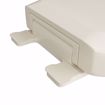 Picture of Bone Premium Plastic Toilet Seat, Closed Front with Cover, Slow-Close and QuicKlean® Hinges, Elongated