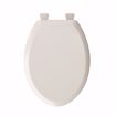 Picture of Biscuit Premium Plastic Toilet Seat, Closed Front with Cover, Slow-Close and QuicKlean® Hinges, Elongated