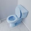 Picture of Dresden Blue Deluxe Molded Wood Toilet Seat, Closed Front with Cover, Round