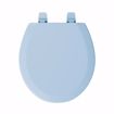 Picture of Regency Blue Deluxe Molded Wood Toilet Seat, Closed Front with Cover, Round