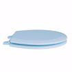 Picture of Regency Blue Deluxe Molded Wood Toilet Seat, Closed Front with Cover, Round
