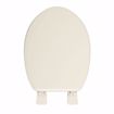 Picture of Bone Soft Toilet Seat, Closed Front with Cover, QuicKlean® Hinges, Elongated