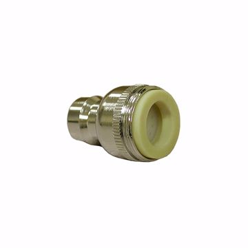 Picture of Dual Thread 15/16"-27 Male x 55/64"-27 Female Aerated Snap Fitting