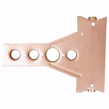Picture of 1/2" Copper Clad Bracket for Water Closet, Box of 50
