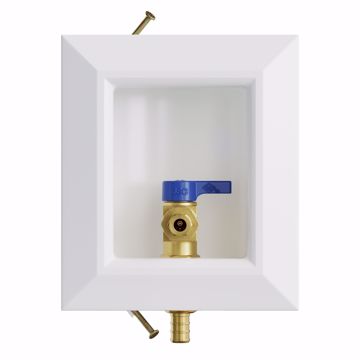 Picture of Icemaker Box, Quarter Turn Valve with 1/2" PEX F1807 Connection, Lead Free