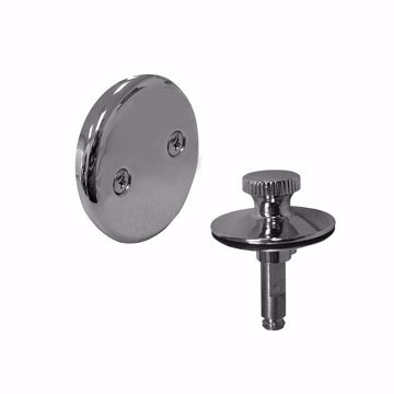 Picture of Chrome Plated Two-Hole Lift and Turn Tub Drain Trim Kit