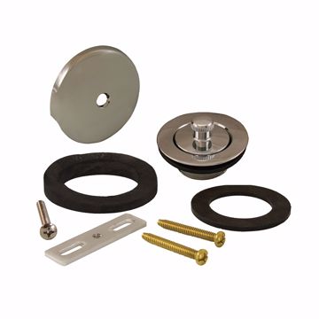 Picture of Chrome Plated One-Hole Lift and Turn Tub Drain Trim Kit