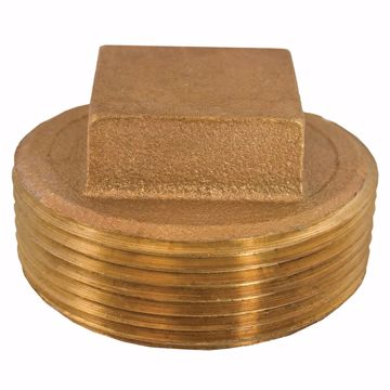 Picture of 2" Bronze Cored Plug with Square Head