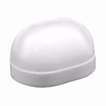 Picture of Bulk Pack of White Oval Closet Bolt Caps less Washer, 100 pcs.