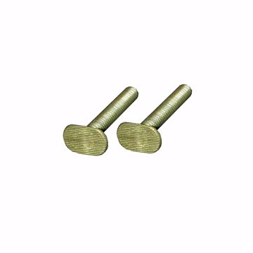 Picture of 1/4" x 2-1/4" Brass Plated Closet Bolt, 100 pcs.