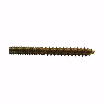 Picture of 1/4" x 2-1/2" Brass Plated Screw, 100 pcs.