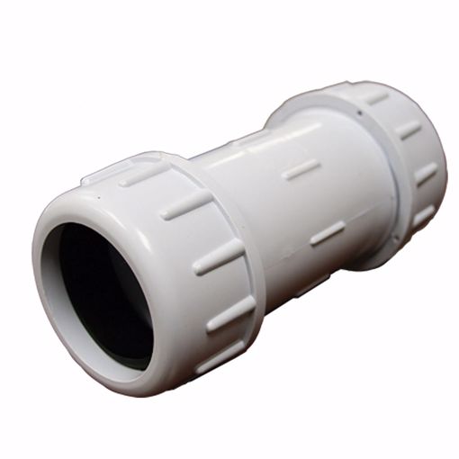 Picture of 1-1/4" PVC Compression Coupling