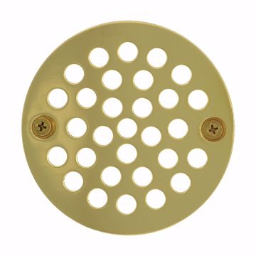 Picture of 4" Polished Brass (PVD) Round Coverall Strainer