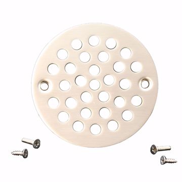 Picture of 4" Satin Nickel Round Coverall Strainer