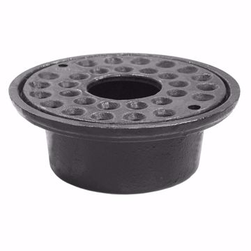 Picture of 3" Cast Iron Kentucky Drain with 2" Hole in Strainer