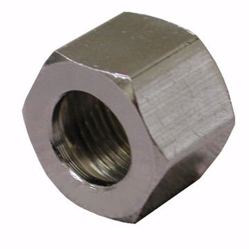Picture of 3/8" Chrome Plated Compression Nut