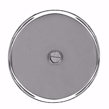 Picture of 4" Stainless Steel Cleanout/Extension Cover, Wall Mount with 4" Bolt (24 Gauge)